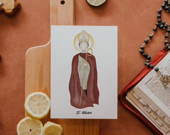 Saint Kilian | Saint Card | Saint Print | Catholic Gift