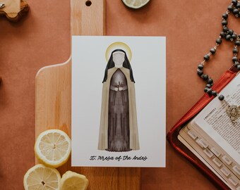 Saint Teresa Of The Andes | Saint Card | Saint Print | Catholic Gift