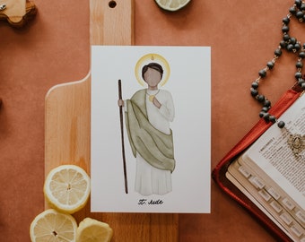 Saint Jude | Saint Print | Saint Card | Catholic Gift