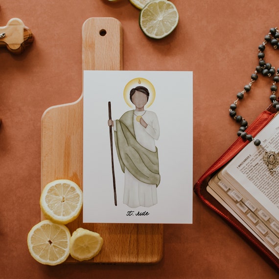 Saint Jude | Saint Print | Saint Card | Catholic Gift