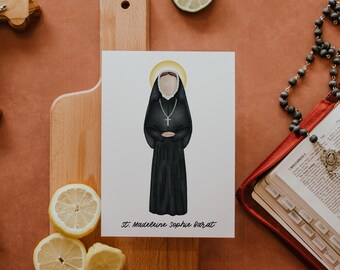 Saint Madeleine Sophie Barat | Saint Card | Saint Print | Catholic Gift