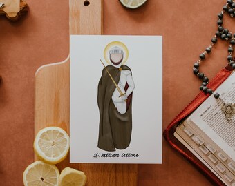 Saint William Gellone | Saint Card | Saint Print | Catholic Gift