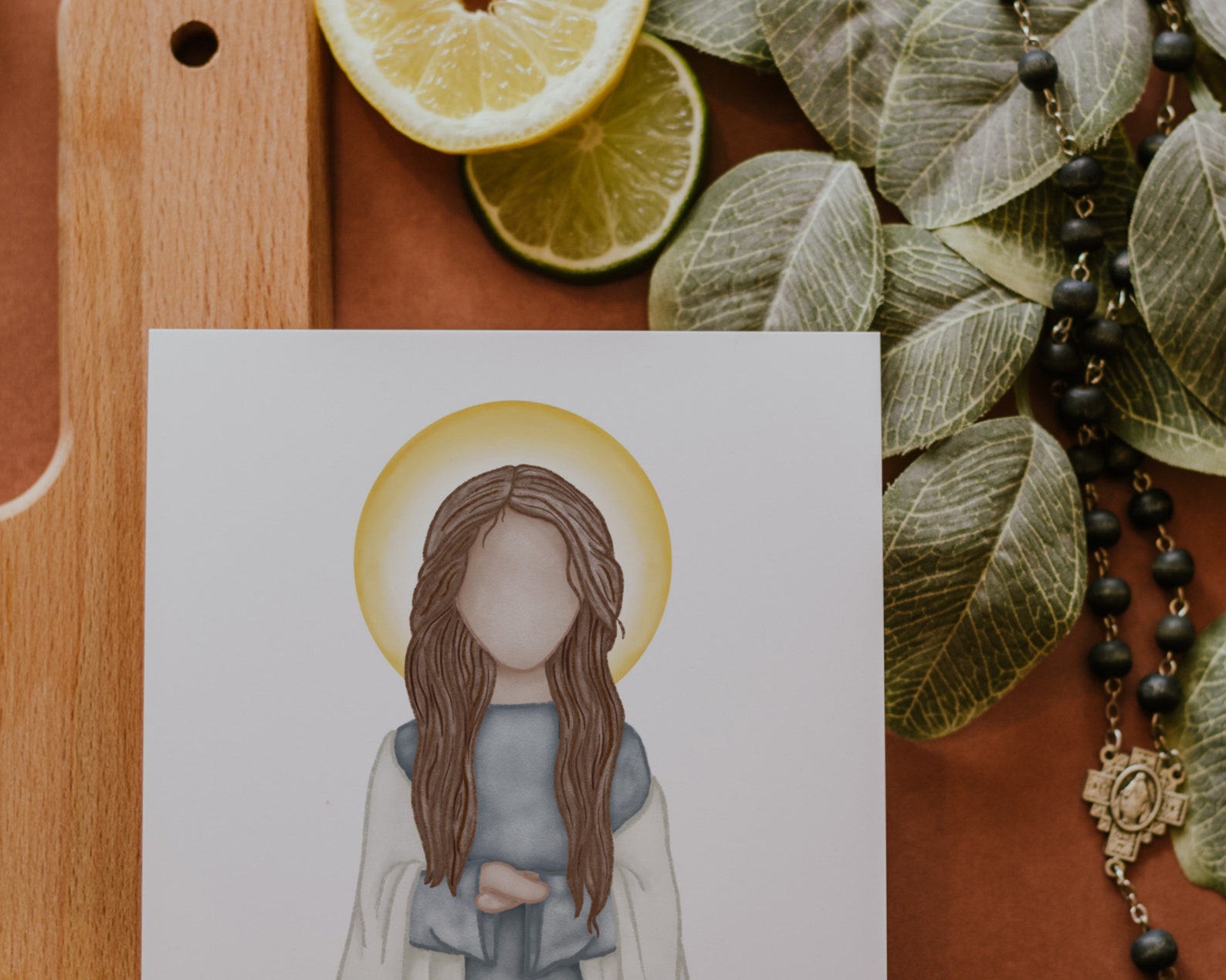 Saint Maria Goretti | Saint Print | Saint Card | Catholic Gift - Etsy