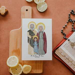 Saint Anne | Saint Joachim | Mary&#39;s Parents | Family Saints | Catholic Gift