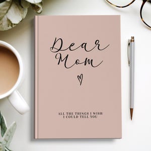 Cuaderno de cartas a mi mamá, diario de duelo por la pérdida de una madre, regalo conmemorativo para mamá, regalo de recuerdo para mamá, regalo para el duelo, simpatía por la pérdida de una madre