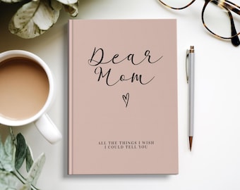 Brieven aan mijn moeder notitieboekje, verlies van moeder verdriet dagboek, moeder herdenkingscadeau, moeder herdenkingscadeau, cadeau voor rouw, verlies van sympathie moeder
