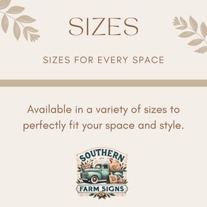 May include: A teal blue vintage pickup truck with a wooden bed carrying wooden signs that say "Southern Farm Signs". The truck is surrounded by flowers and greenery.