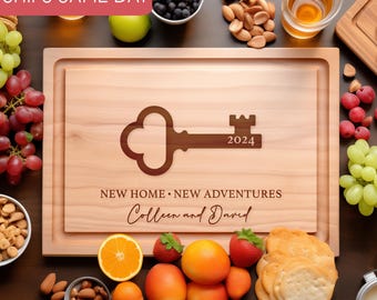 Closing Gift, Realtor Gift, New Home, Housewarming Gift, Cutting Board, Real Estate Marketing, Realtor Logo, Closing Gift Real Estate