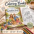 Custom Coloring Book From Your Photos, Personalized Photo Coloring Book, Turn Pictures Into Coloring Pages, Unique Gift for Kids & Family