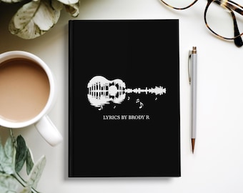 Personalized Lyric Journal, Custom Songwriters Notebook, Musician Song Diary, Lyrical Writer Journal, Songwriting Journal, Book of Lyrics