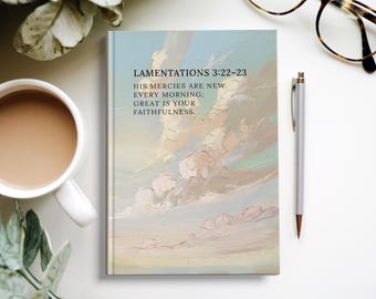 Christliches Gebets- und Dankbarkeitstagebuch, personalisiertes Glaubens-Notizbuch, verfolgen Sie Gebete und Segen, kundenspezifisches spirituelles Geschenk für sie, Bibelstudie