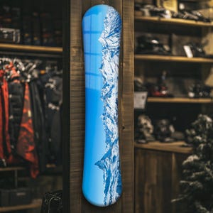 Custom Snowboard Wall Art, Personalized Snowboarding Gift, Personalize Your Own Snow Board, Acrylic Wall Hanging, Snowboarder Christmas Gift