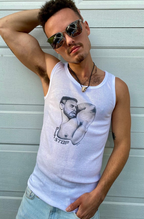 GAY Men's Tank Top / pit Stop Custom Wearable Etsy