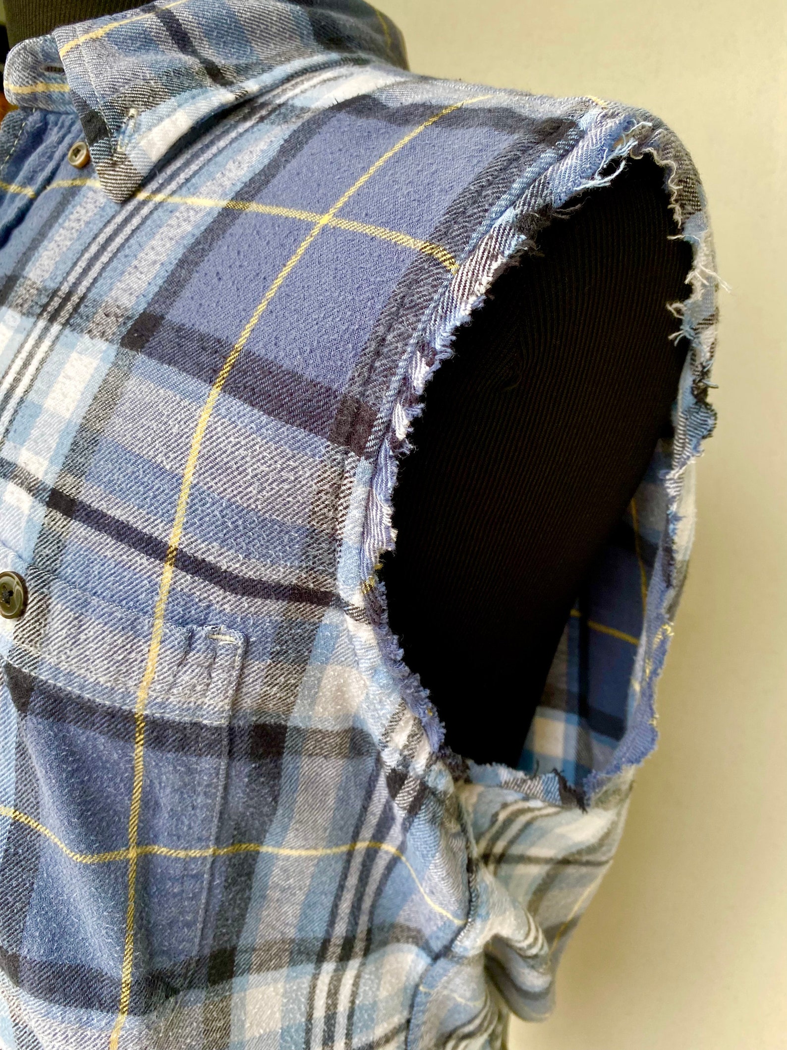 GAY Mens Vintage Flannel Camp Shirt / Gone Camping Etsy