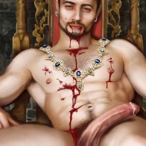 Vampire Art Print | Vlad The Impaler | Queer Dracula Horror | 8.5x11 Giclée Archival Artwork image 5
