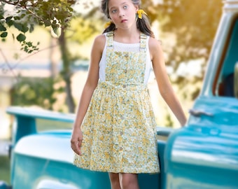 TWEEN Leah Overall Dress Size 10-16/Schritt-für-Schritt Foto-Anleitung/Anfängerfreundlich/PDF/A0