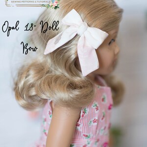Opal 18&quot; Doll Bow PDF Sewing Pattern