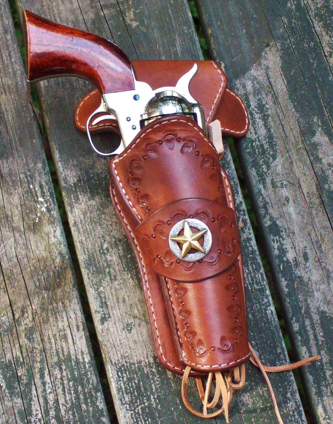 Reddog Leather Cowboy Action SASS CFDA Fastdraw Rig the Colordado