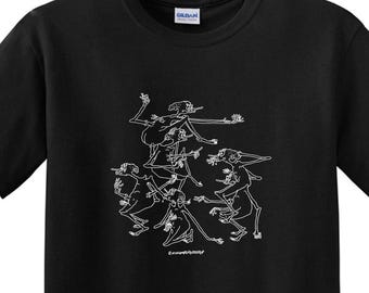 Through-Throughout Tee - 100% Cotton - printed locally in CLE - art by @nincompoooooooop