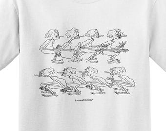 Directions Tee - 100% Cotton - printed locally in CLE - art by @nincompoooooooop