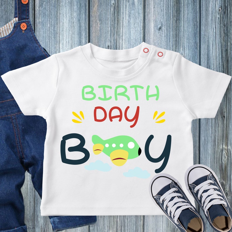 Download First Birthday Boy Shirt Svg Airplane Birthday T Shirt Birthday Boy Svg Airplane Airplane Clipart Instant Download Toddler Kids Shirt Vector Collage Craft Supplies Tools