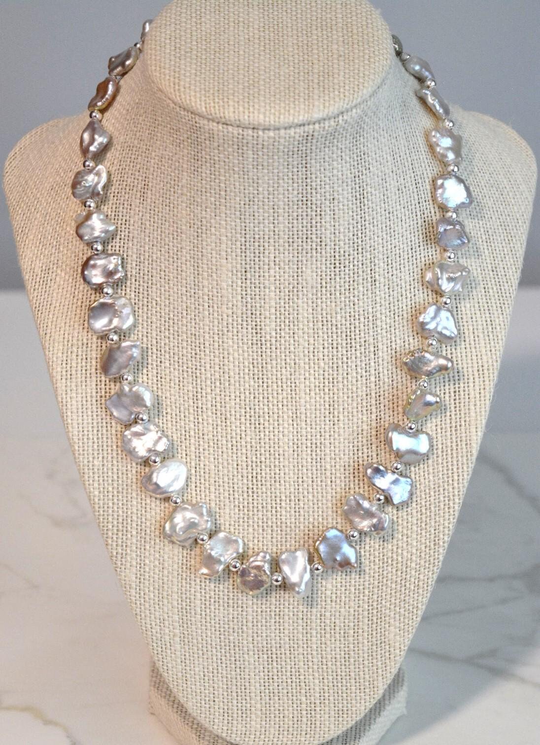 Keshi pearl necklace - Etsy 日本