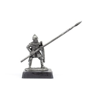 Knight warrior on Horse Miniature Viking Collectible Metal toy soldier Dnd Dungeons and dragons RPG UNPAINTED Military miniature