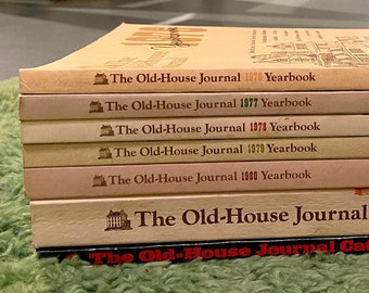 Old-House Journal Jaarboeken - 1976-1981 - Restauratie en onderhoudstechnieken voor het antieke huis