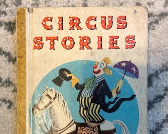 Circusverhalen Gouden Verhalenboek - 128 Kleurenpagina's - 1949 Simon Schuster Kinderboek