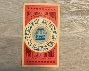 Pre-Convention Tour of Cow Palace - Republican National Convention - San Francisco - 1964