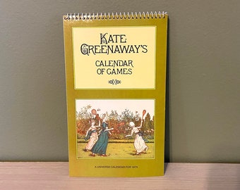 Kate Greenaway's Calendar of Games - 1979 Postcard Calendar