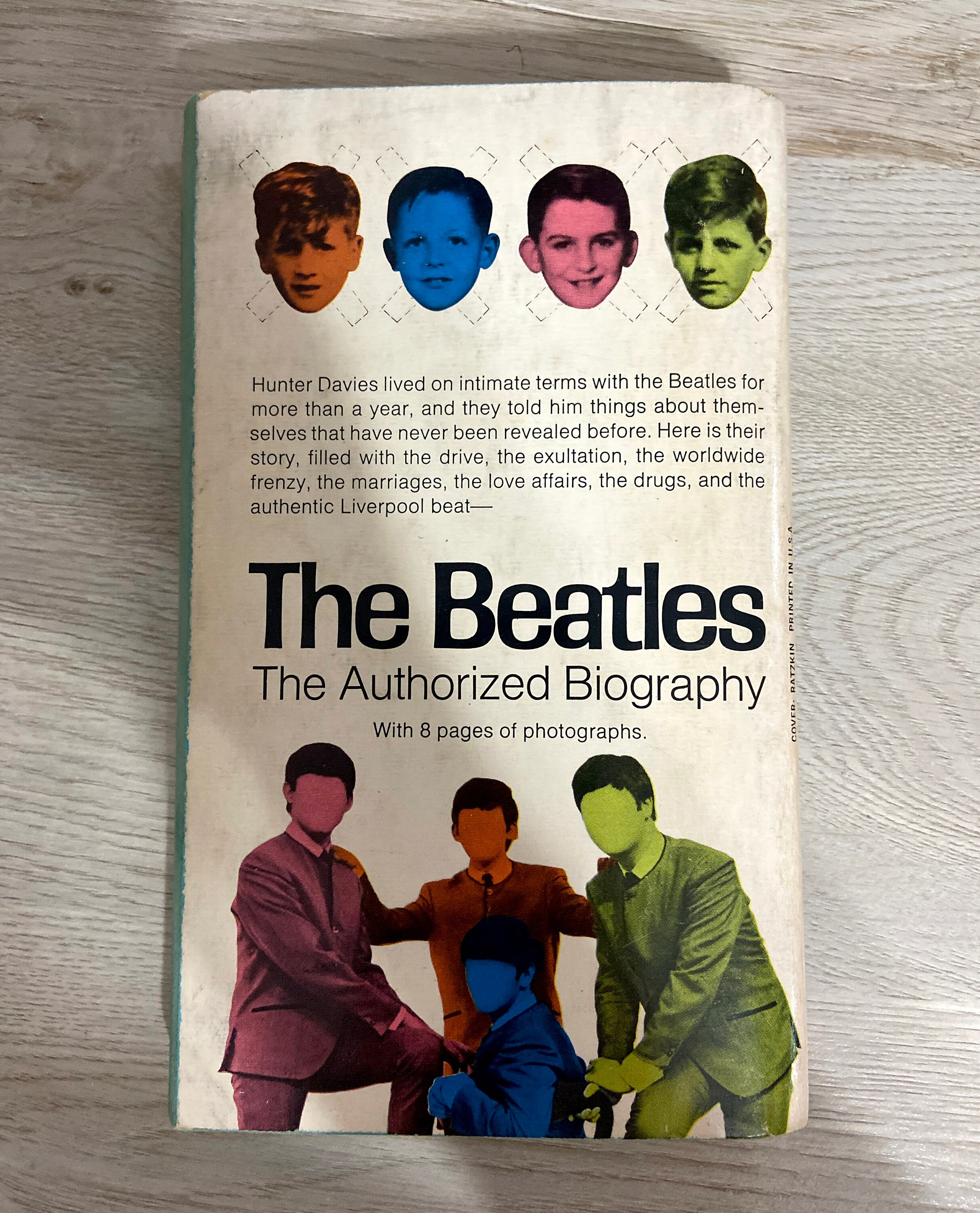 The Beatles - Authorized Biography by Hunter Davies - 1968 Dell