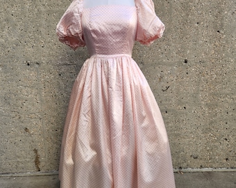 1980s PINK princess party,  prom dress, Barbie dress| Small