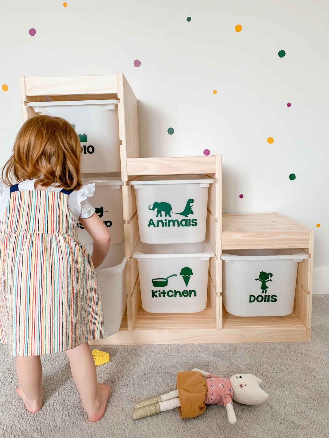 10 SVG Playroom Vinyl Labels Trofast IKEA Bins Etsy