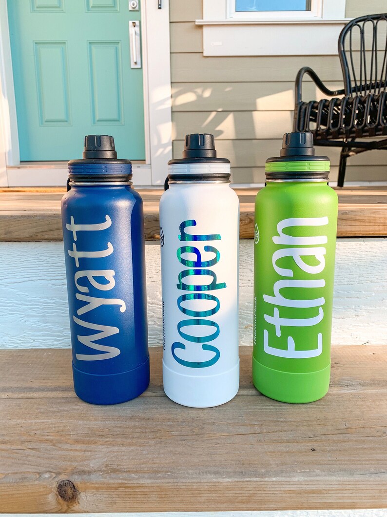 Name Vinyl Decal Water Bottle Decal Laptop Decal Name Etsy