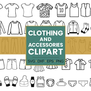 Clothing Storage SVG Images • Dresser Organization Clipart