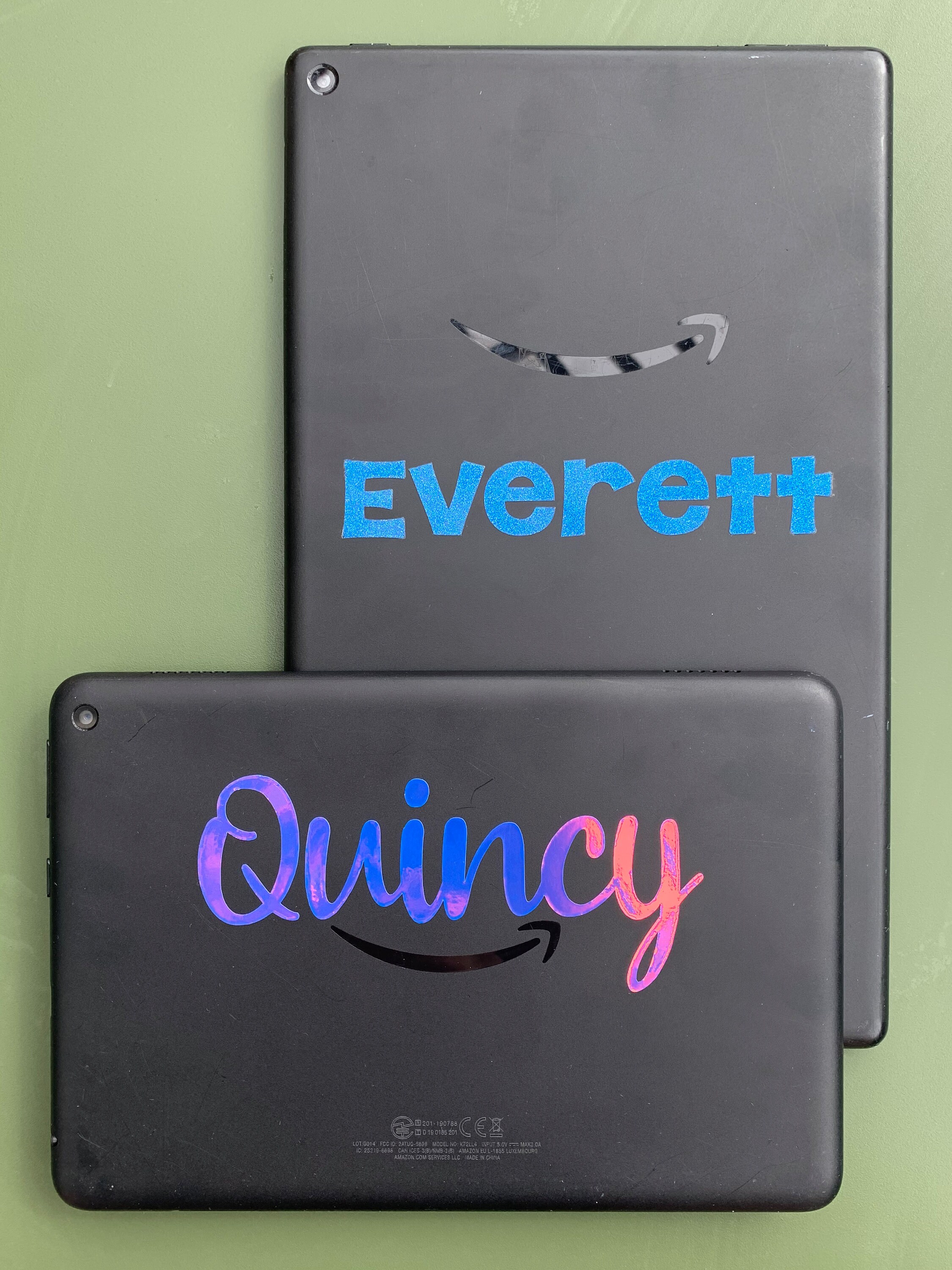 Custom Name Vinyl Decal Tablet Decal Ipad Stickers Etsy Canada