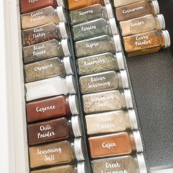 Spice Jar Labels Etsy Canada