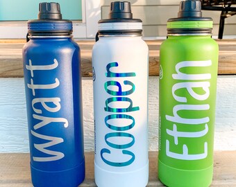 Name Vinyl Decal • Water Bottle Decal • Laptop Decal • Name Stickers