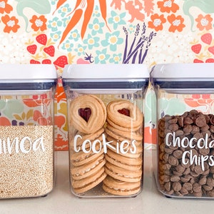 Custom Pantry Labels • Kitchen Organization Labels