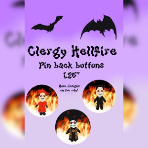 SATANIC SWEDISH PLUSHIE pins