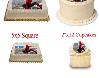 Spider-Man Edible Cake Topper/Icing Sheet