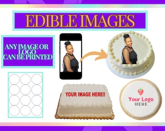 Custom Edible Cake Topper | Photo Image Sugar Sheet