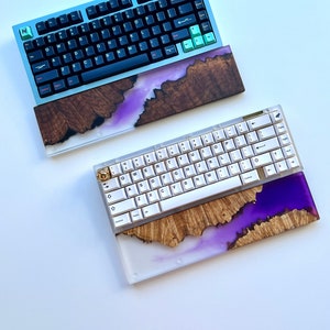 Keyboard Wrist Rest | Custom Wrist Rest | Resin Wrist Rest | Mechanical Keyboard Wrist Rest | Artisan Wrist Rest | Wood Wrist Rest