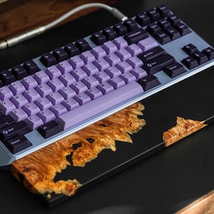 Keyboard Wrist Rest | Wood Wrist Rest | Resin Wrist Rest | Mechanical Keyboard Wrist Rest | Artisan Wrist Rest | Custom Wrist Rest