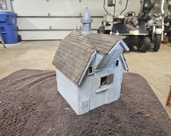 White hiproof barn 2