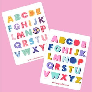 Alphabet Vol. I e Vol. II || Adesivos para planejador e diário