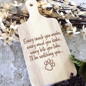 Funny Wooden Cutting Board, Every Snack You Make, Funny Christmas Gifts, Gifts For Mom, Funny Pet Gifts, Laser Engraved, Housewarming Gift