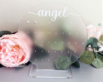 Custom Name Earring Holder, Adult Earring Holder, Earring Stand, Earring Display, Jewelry Display, Earring Organizer, Choose your Text Color