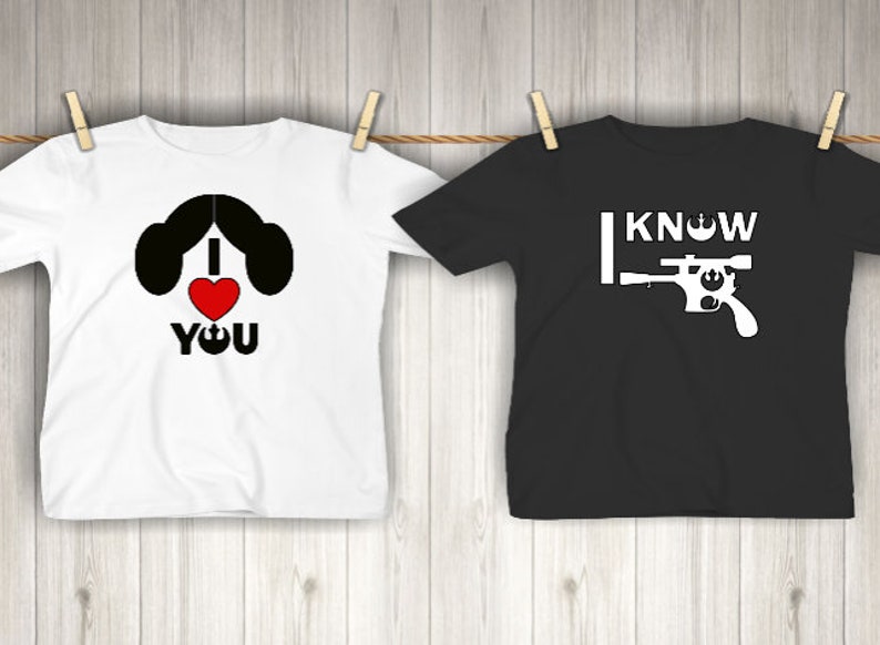 star wars couple shirts